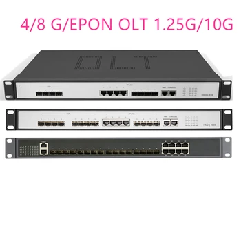 4/8G/EPON OLT 4/8 PON 4 SFP 1,25 G/10G SC Nyílt szoftver, WEB management SFP PX20+ PX20++ PX20+++/C+/C++ UI Nyílt szoftver
