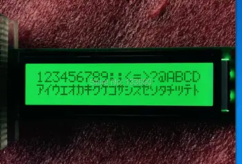 1DB 202 20X2 2002 Karakteres LCD Modul Kijelző LCM Sárga Zöld LCD Zöld LED Háttérvilágítás