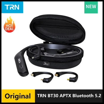 TRN BT30 APTX Vezeték nélküli Bluetooth 5.2 HIFI Fülhallgató 2PIN/MMCX Csatlakozó Cserélhető csatlakozó Fül Kampó TRN Kirin Xuanwu MT3