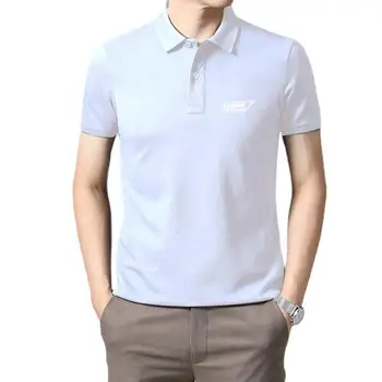 Golf viselnek férfi Pamut Póló Stark Industries Logo Férfi' O-Nyakú, Rövid Ujjú póló t-shirt férfi