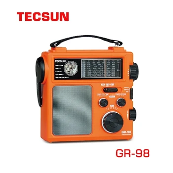 AWIND AWIND TECSUN GR-98 DSP frekvencia moduláció középhullámú rövid hullám mutató típusú kézi hajtású sürgősségi rádió