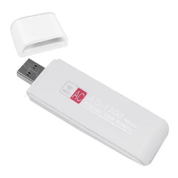 1 Db AC1200M Wifi Adapter kétsávos, 2,4 G/5.8 G Vezeték nélküli USB Adapter Vezeték nélküli Dongle Hálózati Kártya
