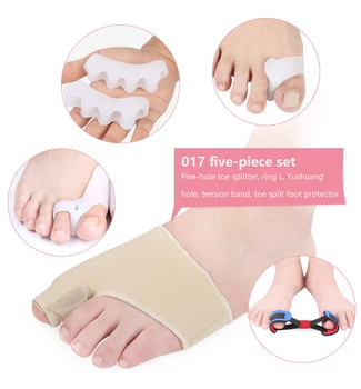 9 DB hüvelykujj orthosis meghatározott toe lábujj elválasztó ortopéd pad lábujj elválasztó csoport hüvelykujj toe pad meg
