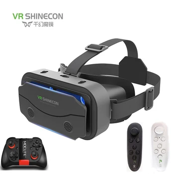 SHINECON 3D-s VR Sisak Szemüveg 3D Szemüveg Virtuális Valóság Szemüveg VR Headset A Google karton 5-7 Mobil, eredeti doboz