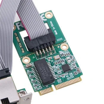 Új Mini PCI-E Hálózati Kártya 1000Mbps Gigabit Ethernet HÁLÓZATI Adapter RTL8111F PCI Express 10/100/1000M RJ45 LAN