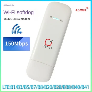MF89U 4G LTE Autó Hordozható Router 150Mbps A SIM-Kártya Nyílásba 4G Autós USB Internet Kártya, USB Dongle B28-Európai Zenekar