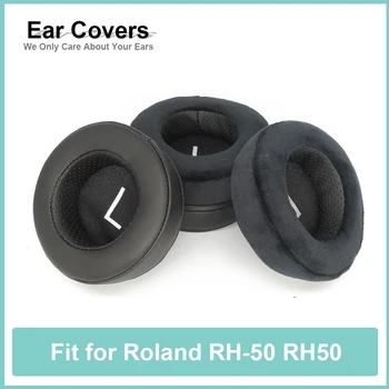 Fülpárna A Roland RH-50 RH50 Fejhallgató Earcushions Fehérje Bársony Párna Memory Foam fülvédő