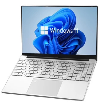 QMDZ Szűk Határ, 15,6 hüvelykes IPS kijelző, 16 GB RAM, 1 tb-os, 256 gb-os SSD, Intel Celeron N5095 Üzleti Netbook Windows 10 11 Laptop
