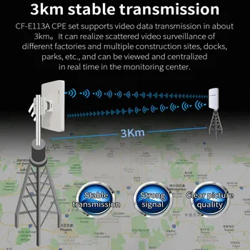2db 3km Comfast CF-E113A Kültéri mini CPE Wifi Repeater 5 ghz-es Vezeték nélküli 300Mbps Wifi Router Extender Híd Nano állomás antenna