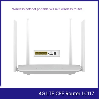 LC117 4G CPE 4G Wifi Router Kiegészítők SIM-Kártya Hotspot CAT4 32 Felhasználók RJ45 WAN-LAN a Vezeték nélküli Modem, LTE Router EU-Csatlakozó (LC117-5M)