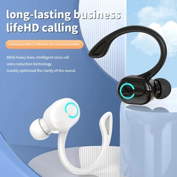 LUILIU Bluetooth 5.2 Sport Fülhallgató Fejhallgató, Vezeték nélküli Fülhallgató, Ultra-hosszú Készenléti Kihangosító, Fülhallgató Mikrofon, a Xiaomi Huawei