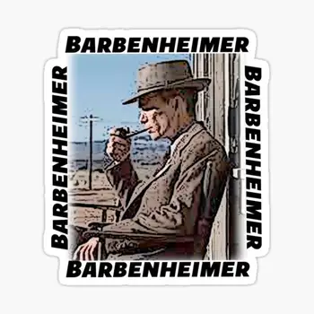 Barbenheimer Matrica, Matrica Laptop Decor Hálószoba Autó Aranyos Rajzfilm Művészeti Divatos Nyilvános Bőrönd
