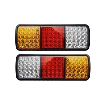 2db 12V 75 Vízálló LED hátsó lámpák a Teherautó RV Van Busz, Pótkocsi Világítás Jel Jelzője Fék Ne Fordított Fények