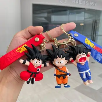 Anime Dragon Ball Kulcstartó Figurák Goku kulcstartó Hátizsák Medálok a Fiúk Autó Dekoráció Rajzfilm Baba Játékok Gyerekeknek Ajándékokat