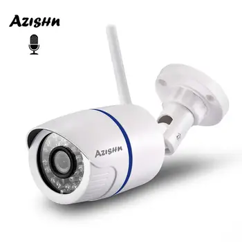 AZISHN 1080P 2.0 MP Wifi IP Kamera Audio 24IR Felügyeleti Waterptoof Vezeték nélküli HD CCTV Kamera SD Kártya Slot XM530AI iCSee