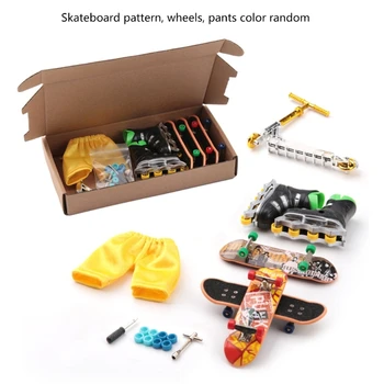 Divatos Fingerboard Mini Ujját Táblák Két Kerék Robogó Skate Teherautók Ujj Gördeszka Gyerekeknek Játékok Gyerekeknek Ajándék