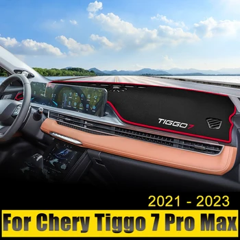 A Chery Tiggo 7 Pro Max 2021 2022 2023 Hibrid Autó Műszerfal Fedezze Kerülje a Fény Pad Nap Árnyékban Anti-UV Szőnyegek Esetben csúszásgátló Szőnyeg