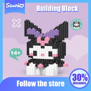 Aranyos Sanrio Anime Épület-Blokk, Aranyos Hello Kitty Pompompurin Rajzfilm Épület-Blokk, Gyermek Játékok, Eredetiség, A Gyermekek Ajándékok