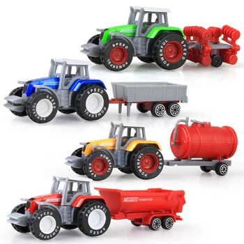 Die-cast Mezőgazdasági Járművek Mini Autó Modell Mérnöki Autó Modell Traktor Mérnöki Autó, Traktor Játékok Modell Gyerekeknek Karácsonyi Ajándék