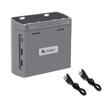 A Mini 2/Mini SE Akkumulátor Töltő Két Töltés Hub Drón Akkumulátor USB Töltő Mini 2/Mini SE Tartozékok,Egy