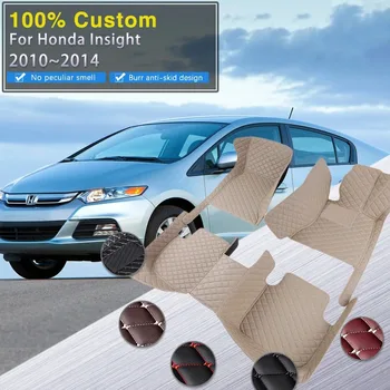 Autó, Szőnyeg, A Honda Insight ZE2 ZE3 2010~2014 Auto Lábát, Párna, Szőnyeg Luxus Bőr Szőnyeg, Szőnyegek Belső Alkatrészek Autó Tartozékok