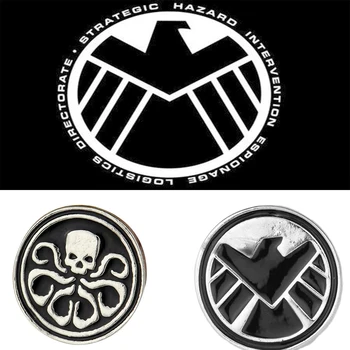 Marvel Avengers Bross Kreatív S. H. I. E. L. D. Ügynök a Hidra Logo Fém Jelvény Divat Pin Táska, Kiegészítők, Ékszerek, Ajándékok Barátok