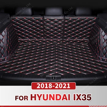 Auto Teljes Lefedettség Csomagtartóban Mat A Hyundai ix35 2018-2021 20 19 Autó Csomagtartó Fedél Pad Rakomány Bélés Belső Védő Kiegészítők