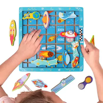 Térben Mozgó Gamepuzzle Fa Puzzle Oktatási Játékok A Kisgyermekek Egyéni Tanulási Ajándékok Gyerekeknek Baba