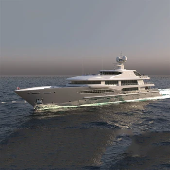 Képzeld el, Yacht Modell Kész Hajót Luxus Jacht Statikus Kiadás RC Verzió Testreszabható Hajó Modell Játékok