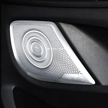 A Mercedes-Benz V Class V260 2015-2021 Autó Hangszóró Fedél Rozsdamentes Ajtó Hangszóró Hang Pad Trim Keret Matrica Tartozékok