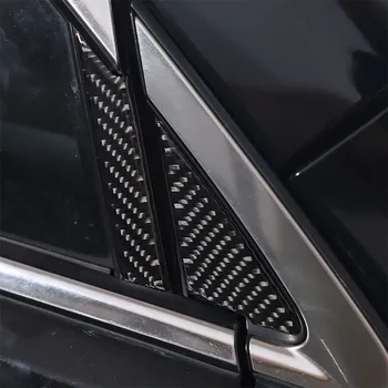 A Subaru Forester 2013-2018 Puha Szénszálas Autó oszlop, A Háromszög alakú Fedél Trim Matrica, Autó Tartozékok