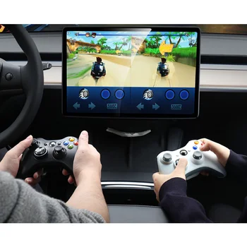 Autó Vezeték nélküli Játék Kezelni a Tesla Model 3-Y Képernyő Vezérlő TV Tablet PC Joystick Alkalmas XBox Autó Tartozékok 2021-2023