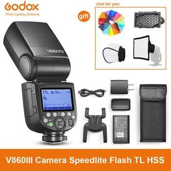 Godox V860III V860III-C V860III-N V860III-S Speedlite Vaku TTL HSS Vaku Canon, Sony, Nikon, Fuji Olympus Pentax Fényképezőgép