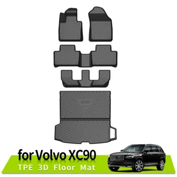 Autó, Szőnyeg, a Volvo XC90 Minden Időjárási Vízálló Tartozékok TPE Bal oldali Vezetés