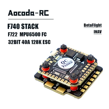 Aocoda-RC F740 Mini Stack F7MINI Irányítás MPU6500 40A 4 Az 1-ben ESC BLHeli-32 3-6S az RC Repülőgép