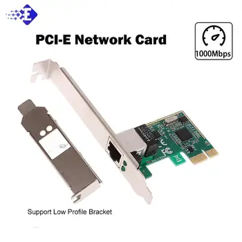 1000Mbps Gigabit PCI-E Hálózati Kártya Ethernet PCI Express 10/100/1000M RJ-45 Lan Adapter Átalakító Hálózati Vezérlő Kompatibilis