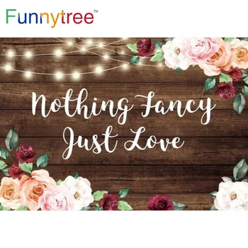 Funnytree Esküvő Fa Hátteret Fotózás, Szerelmes, Romantikus Virágok, Tavaszi Fények Banner Valentin Nap Hátteret Fotó