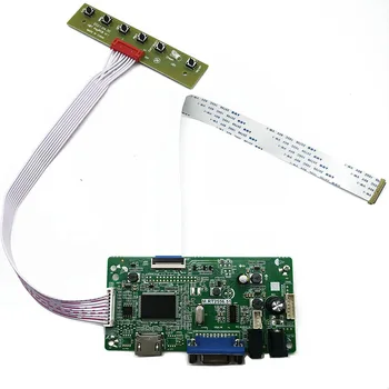 Vezérlő Vezető Testület Monitor Kit LP156WF6 B156HTN03.6 B156HTN03.8 1920X1080, HDMI+VGA LCD LED Képernyő EDP Panel