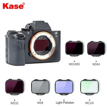 KASE Klip-a Szűrő SONY Full Frame Kamerák ND UV MCUV Semleges Este Szűrő CMOS Védő A9 A7R3 A7RIV A7S A7