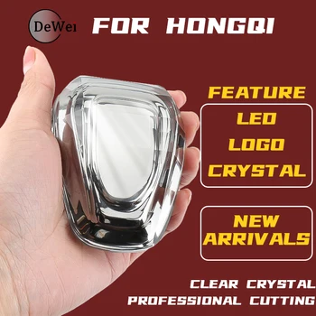 A HongQi H9 202122 Crystal Shine LED sebességváltási Gomb Fedezze Autó Módosítás Tartozékok High-end