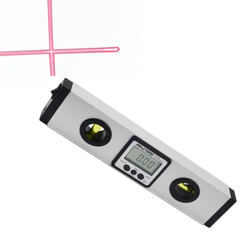 600mm/24inch Lézer Digitális Szintű digitális lézer szintű digitális vízmérték elektronikus lézer szint 0-600mm inclinometer