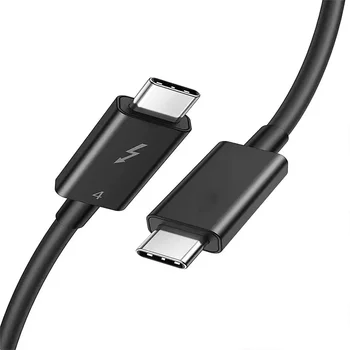 UGREEN Thunderbolt Kábel 4 2.6 FT USB-C-USB-C Kábel 100W Gyors Töltés, valamint 8K Videó, Kompatibilis a Thunderbolt 3, USB4