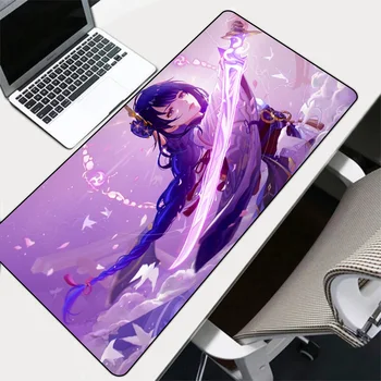 Baal Raiden Sógun Mousepad Számítógép Notebook csúszásmentes Billentyűzet Asztal Pad Mouse Mat Gamer Szőnyeg Egér Pad Anime Irodai Asztalok