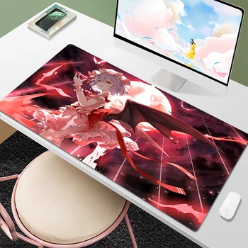 Pc Tartozékok Touhou Projekt Anime Egér Pad Aranyos Játék Setup Gamer Asztal Védő Billentyűzet Mat Deskmat Laptopok Mousepad Készlet