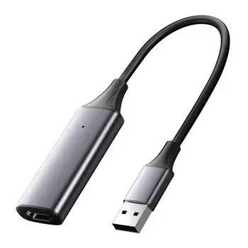 1080P HDMIs USB Video Capture Kártya Játék Felvétel Doboz Konverter Számítógép, Fényképezőgép Youtube-on Élő Közvetítés Közvetítés