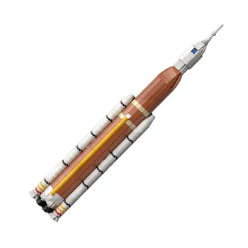 Város, Rakéta, Űrhajó Műszaki Space Launch System építőkövei MOC-121561 Modell Fiú Játék Tégla Gyerekek Diy Ajándék Puzzle