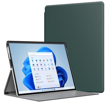 Moko Esetben a Microsoft Surface Pro 8 13 Hüvelykes 2021 Tablet,Premium Ultra Könnyű Shell PU bőr Borító Surface Pro 8 13