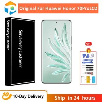 Eredeti Vizsgálati Osztály AAA Huawei Honor Pro 70 LCD Kijelző érintőképernyő Digitalizáló Közgyűlés A Becsület 70 Pro Kijelző AMOLED