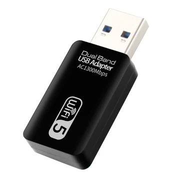 USB-s Wifi Adapter 5 ghz-es Wifi USB Adapter Ac1300mbps Wifi Adapterrel Dual Band USB 3.0 Ethernet-2.4 G 5G Wifi Antenna