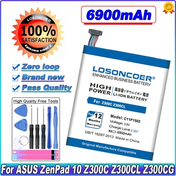 LOSONCOER 6900mAh C11P1502 Akkumulátor ASUS ZenPad 10 Z300CG Z300M Z300CL Z300C P023 P01T 10.1 Akkumulátorok